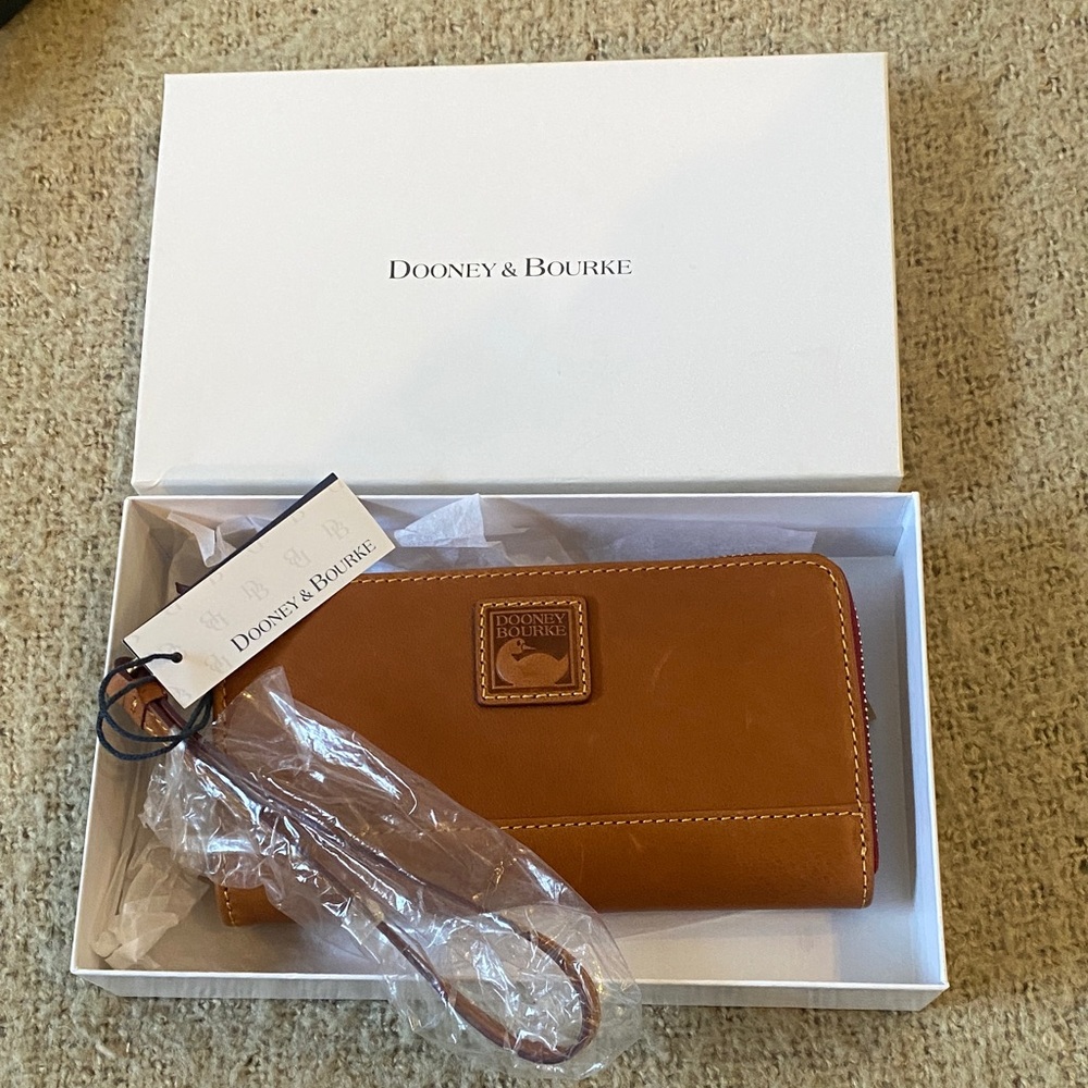 Dooney & Bourke Brown Leather Wallet